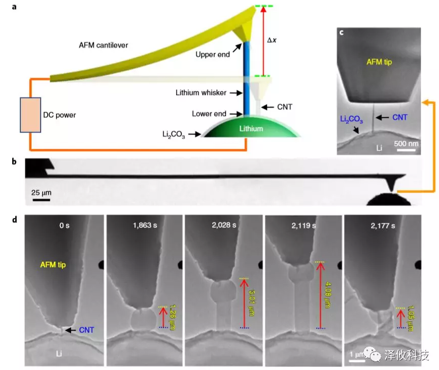 原位力電一體樣品桿實驗方法 原位力電一體樣品桿實驗方法